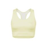 Top De Running Mujer Sisa Silk 2.4 Lemon Cream